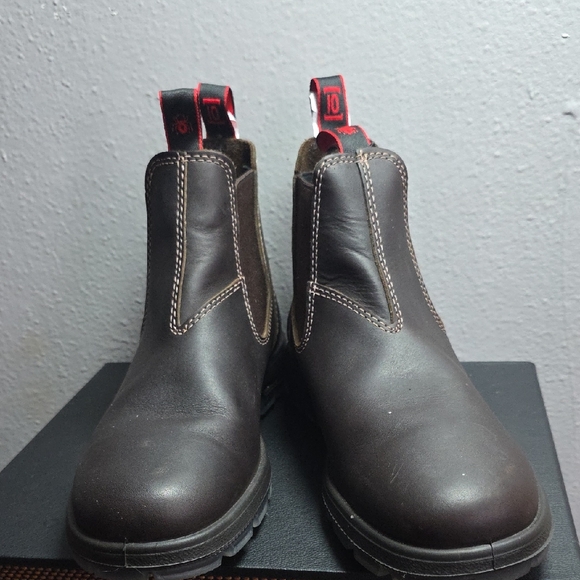 Redback Brown Leather Slip-On Work Boots Men’s Size [10] - Picture 1 of 11